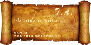 Tóbiás Anita névjegykártya